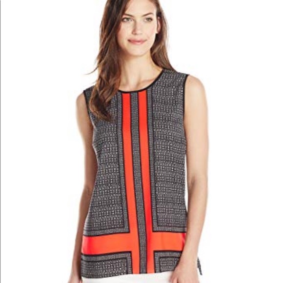 Vince Camuto Tops - Vince Camuto | Crossroads Panel Printed Shell